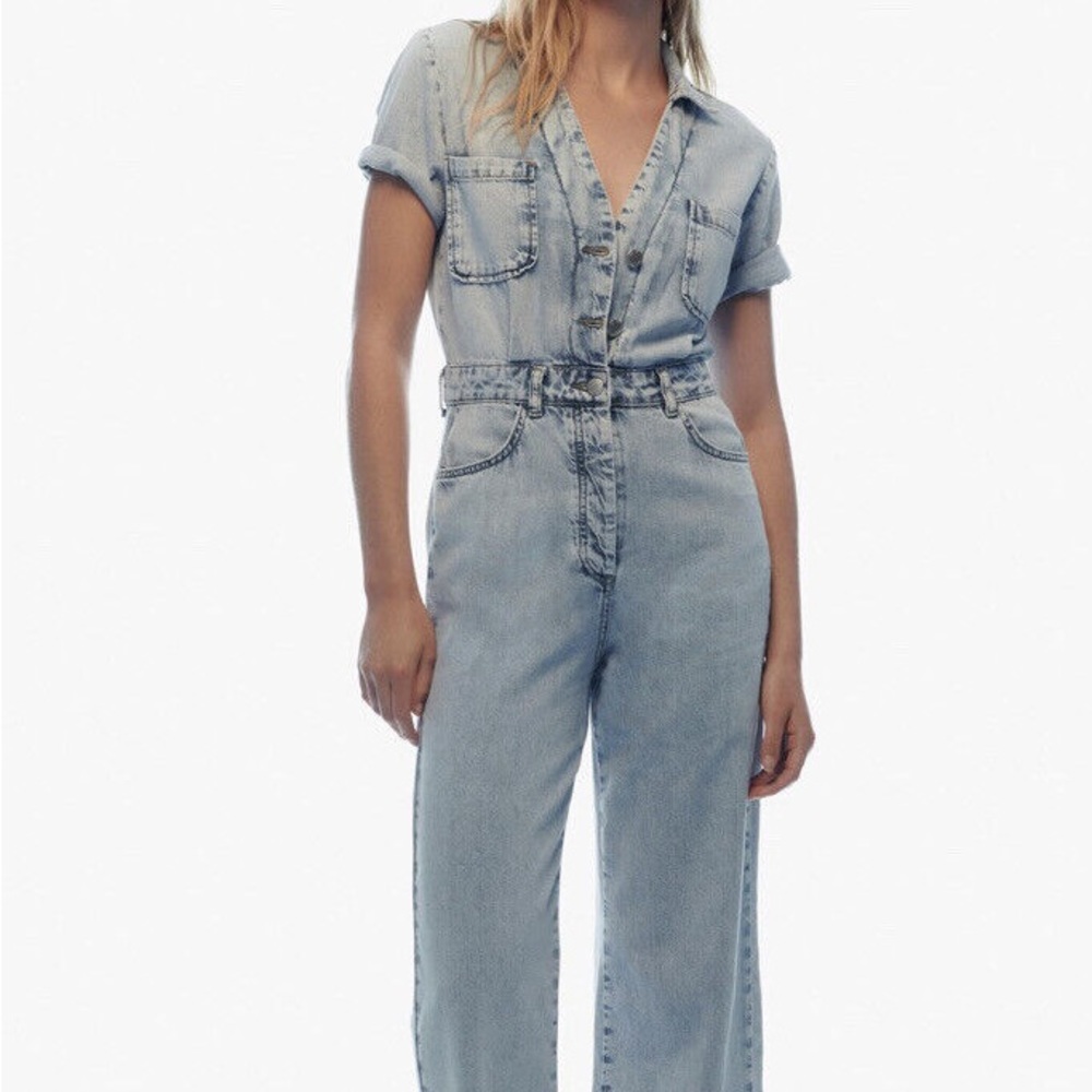Zara denim jumpsuit